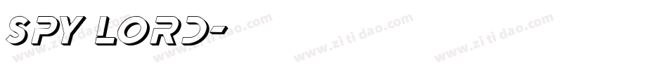 Spy Lord字体转换